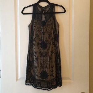 Abercrombie Beaded lace overlay cocktail dress